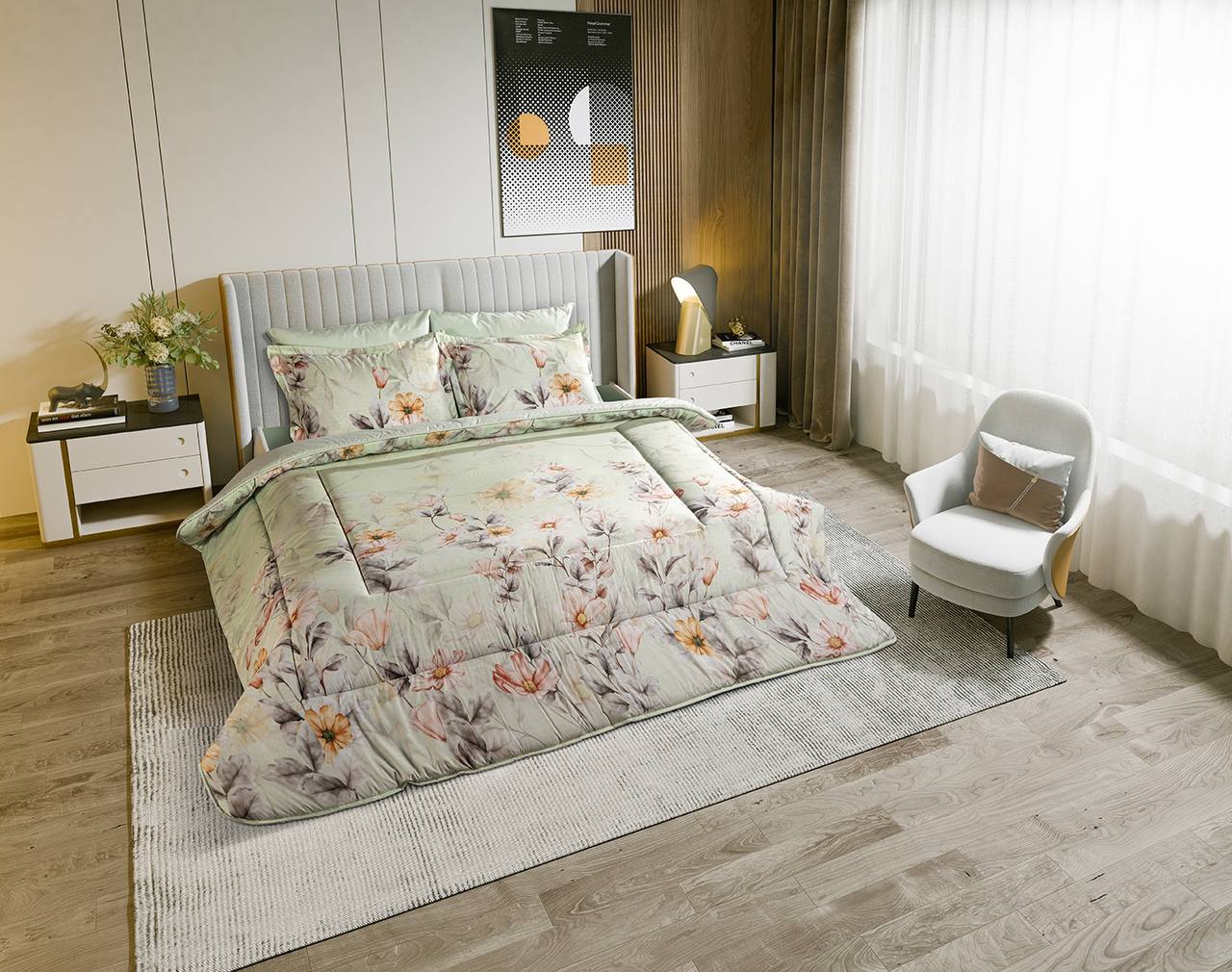 روتختی دونفره آلوئه ورا لومانا 6تکه طرح Fariyan