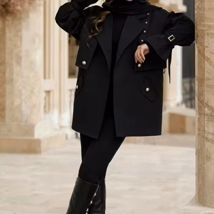 بارونی جنس کتان کجراه سایز36تا50 قد85