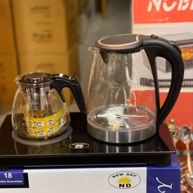 چای ساز پیرکس با قوری پیرکس