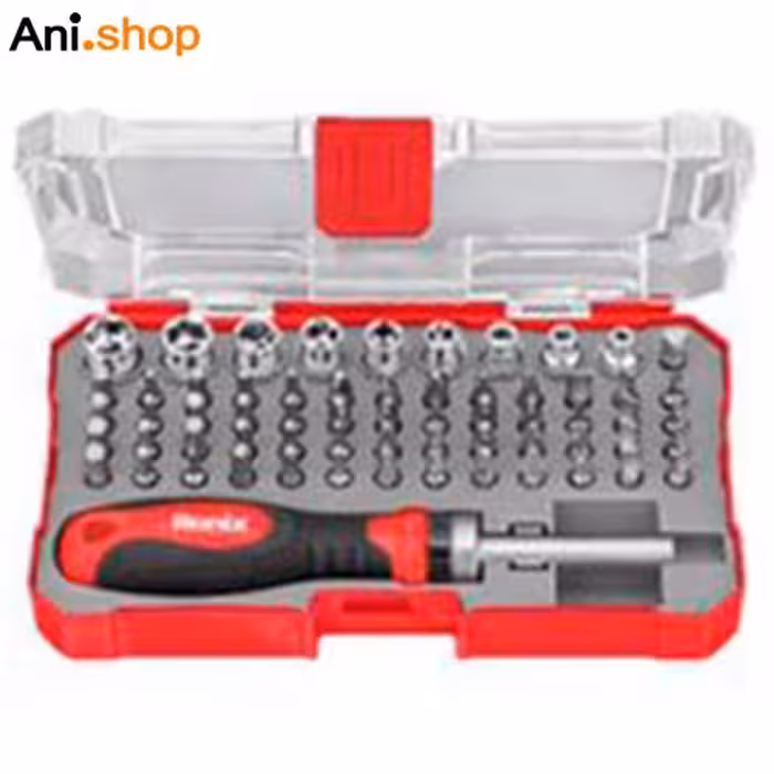 کیت سری پیچ گوشتی و بکس 63 عددی رونیکس کد 2716