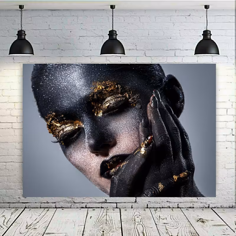 استیکر دیواری طرح آرایشگاه زنانه مدل SDA4523