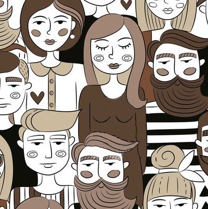 چرم مصنوعی طرح آدم قهوه ای سایز 50 در 70 سانتیمتر