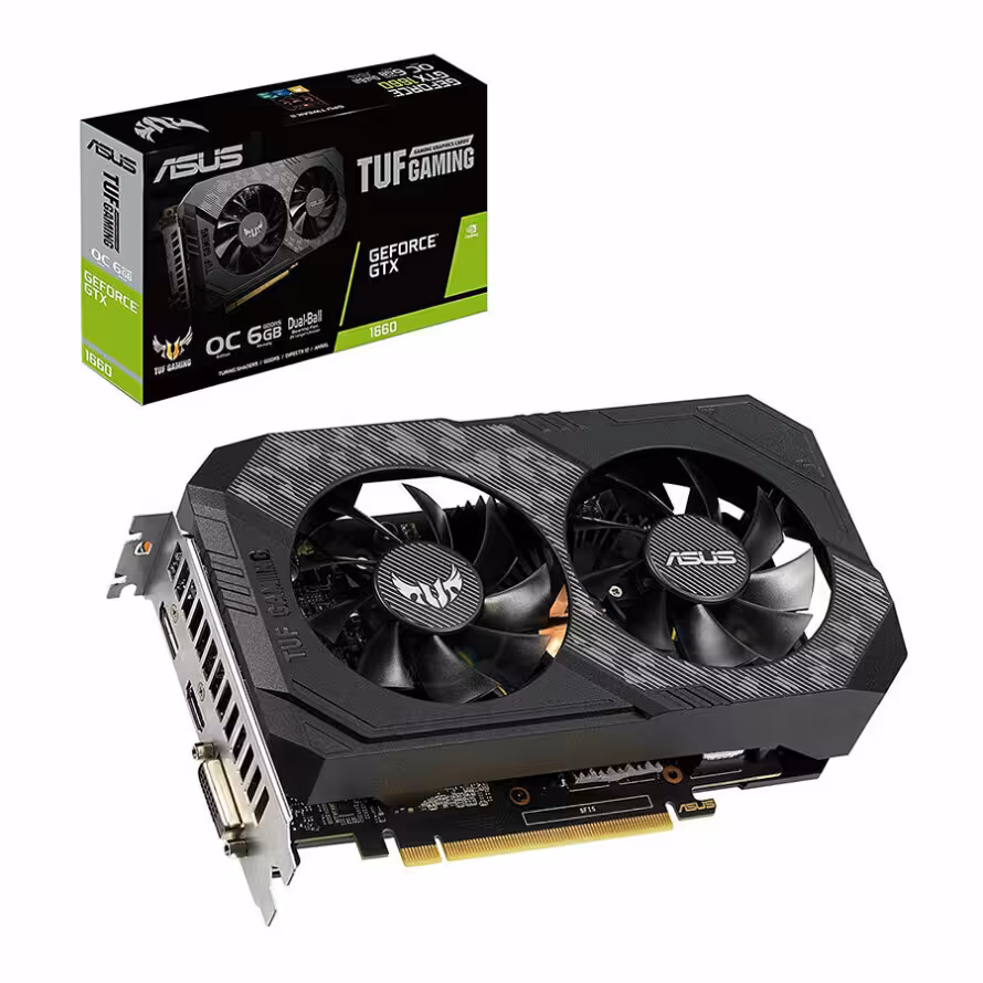 کارت گرافیک ایسوس TUF GTX1660 O6G GAMING