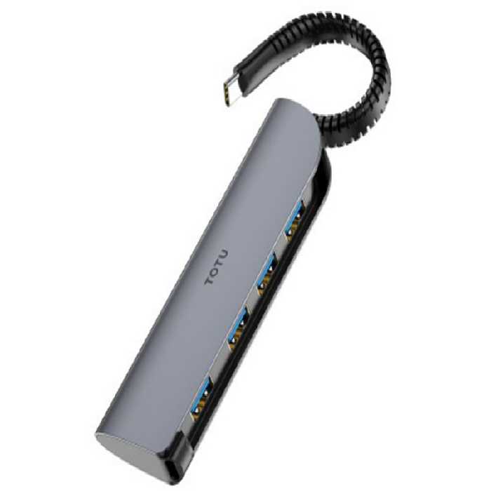 هاب 4 پورت تایپ سی توتو Totu FGCR-004 Type-C TO 4USB Speedy Hub