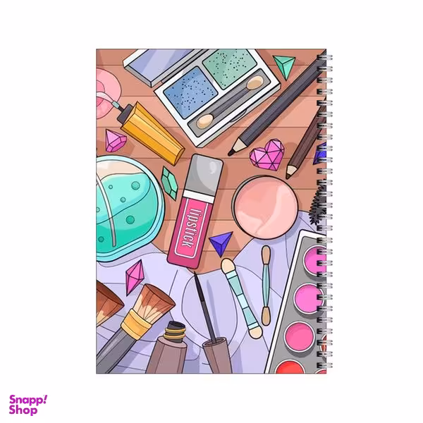 دفتر مشق 80 برگ بامبیلیپ طرح وسایل میکاپ کد 4942092