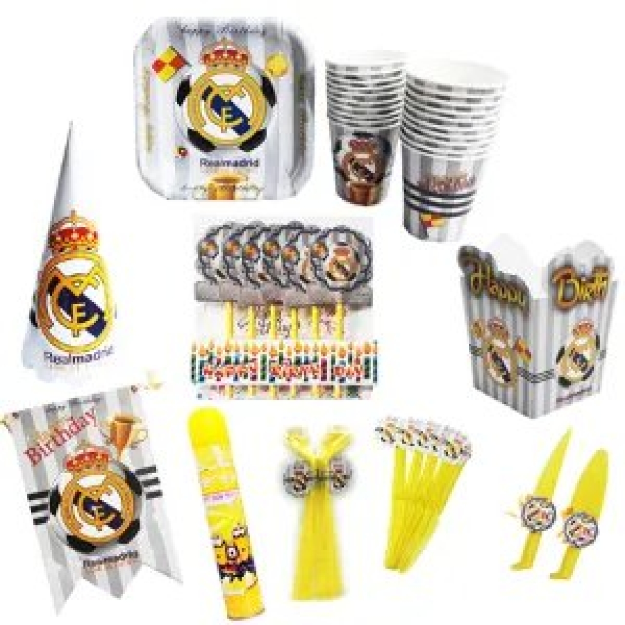 مجموعه 69 عددی تم تولد طرح رئال مادرید