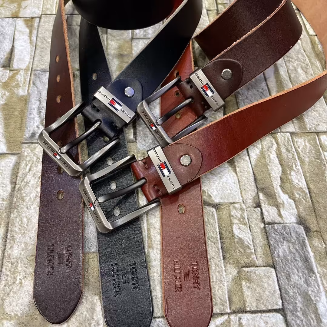 کمربند چرم مارک تامی در رنگبندی تصویر