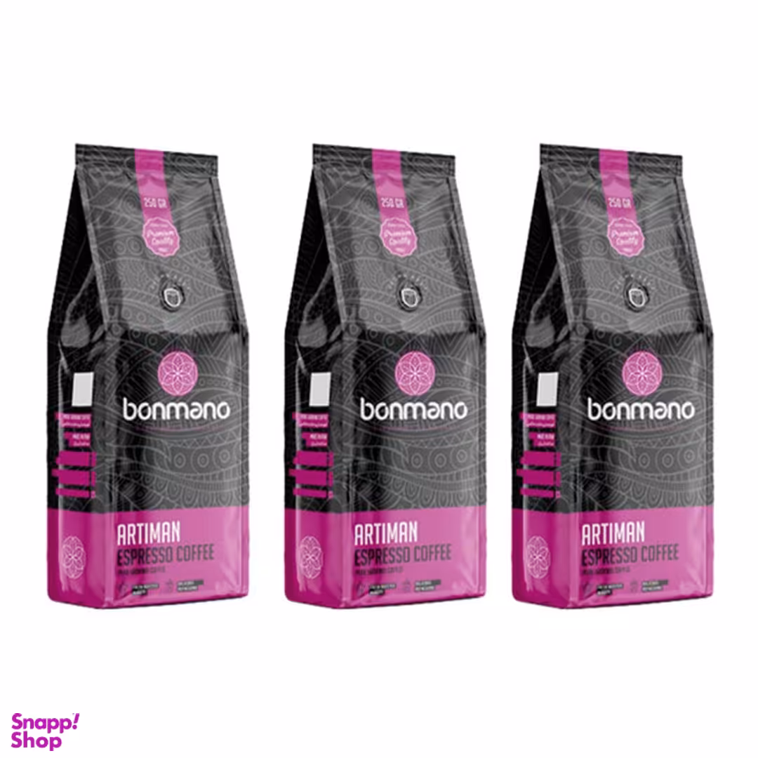قهوه اسپرسو آرتیمان بن مانو بسته 3 عددی