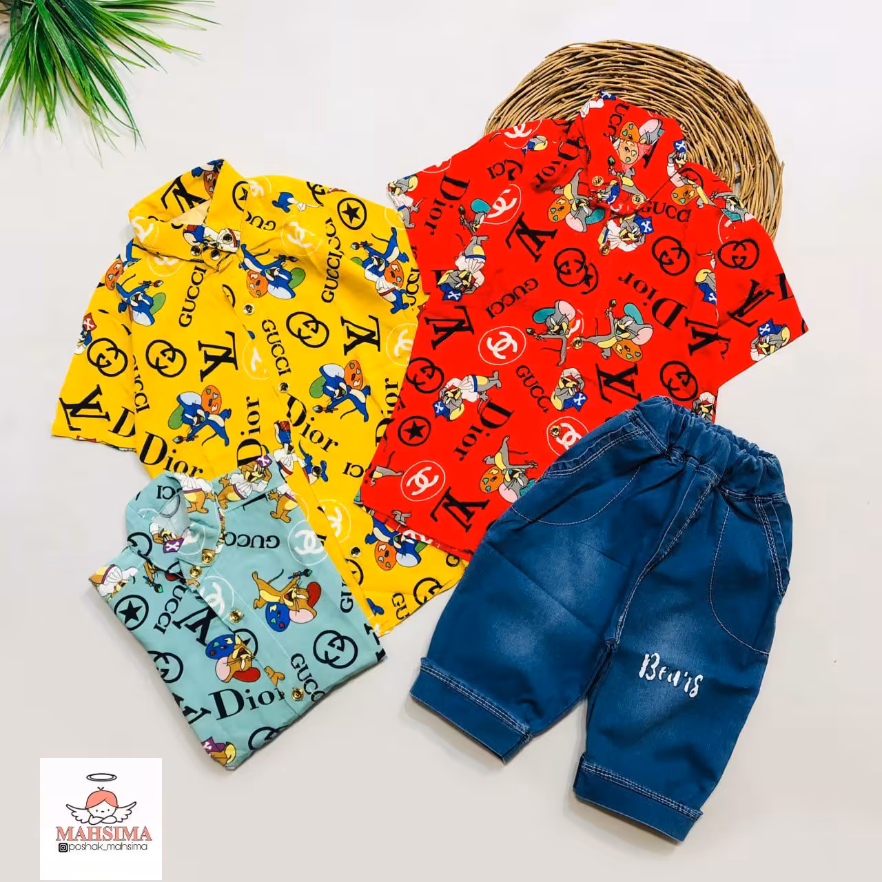 تیشرت شلوارک هاوایی 