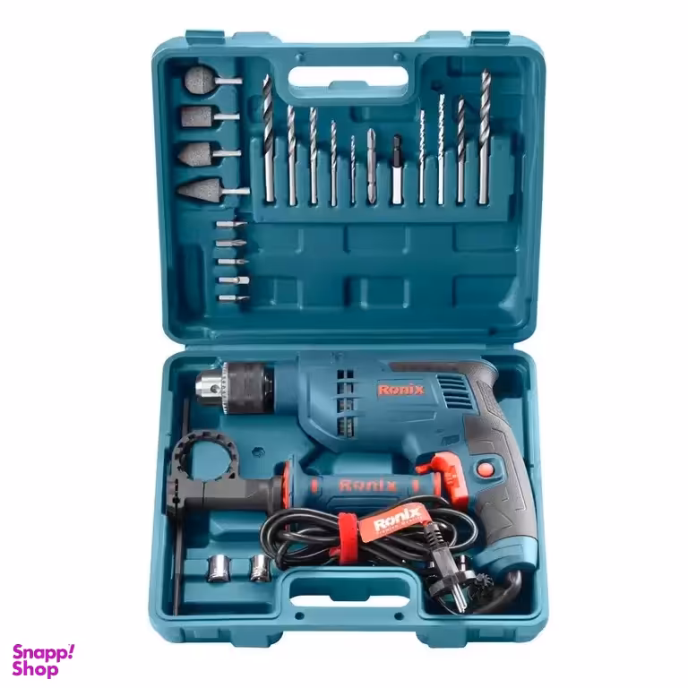 ست دریل چکشی رونیکس مدل RS-0007 مجموعه 29 عددی