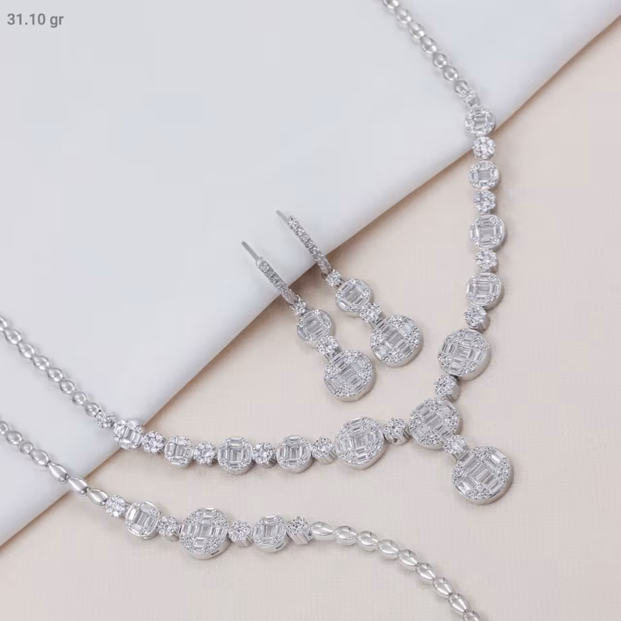 سرویس نقره مارسا طرح امرالد کات کد S-10376-32.5