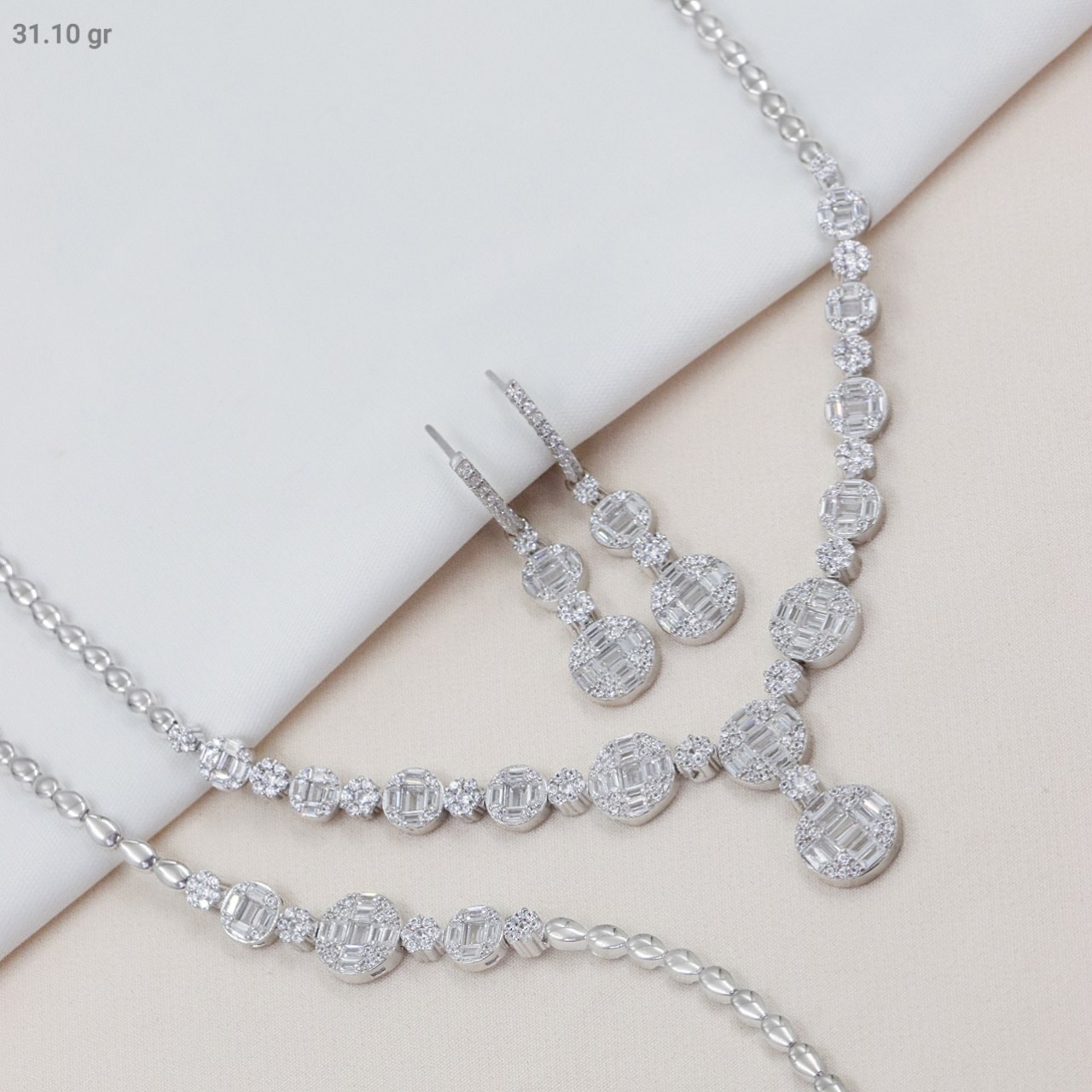 سرویس نقره مارسا طرح امرالد کات کد S-10376-32.5