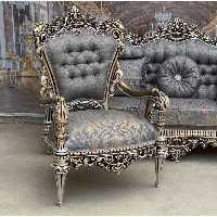 مبل سلطنتی مدل خاطره پلاس راش نشیمن7نفره و 9نفر ترکیب رنگ بندی چوب و پارچه به سلیقه مشتری انجام میشود 