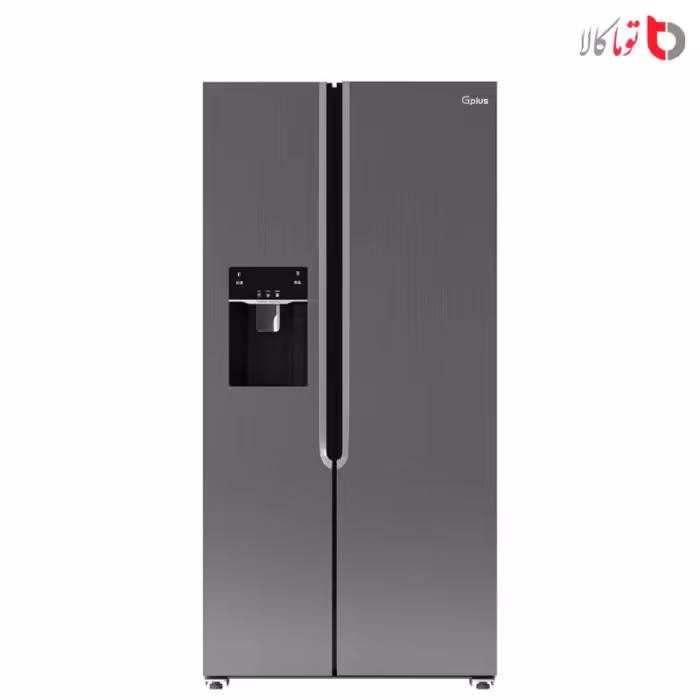 یخچال و فریزر ساید بای ساید جی پلاس مدل 7625bs سیلور