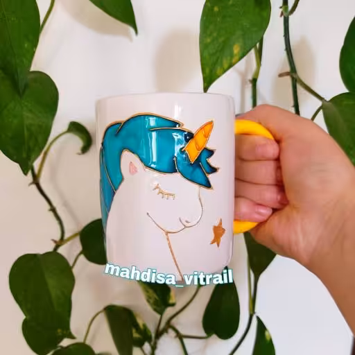 ماگ یونیکورن سفید