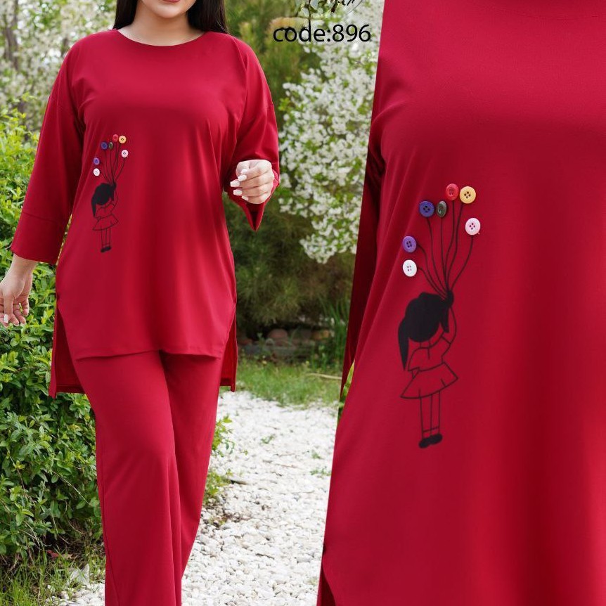 تونیک شلوار بادکنکی