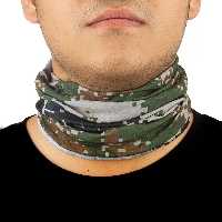 دستمال سر و گردن کوهنوردی اسکارف تابستانی طرح دار HEAD GEAR ( سبز ارتشی )
