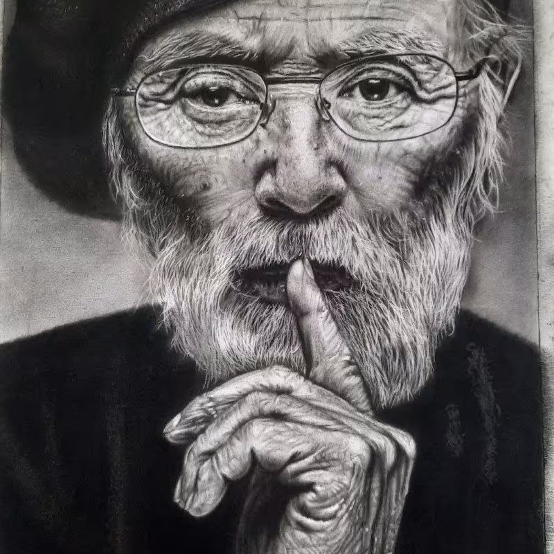 طراحی چهره خود و عزیزانتان در ابعاد A3