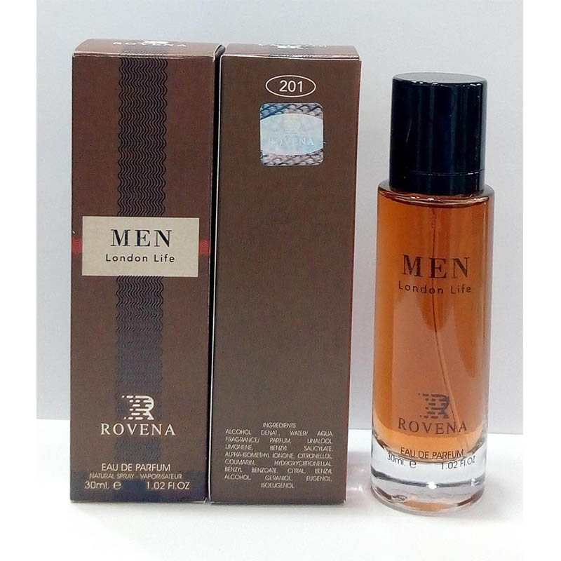 عطر ادکلن روونا من لندن لایف باربری لندن فور من Rovena Men London Life 30 mil