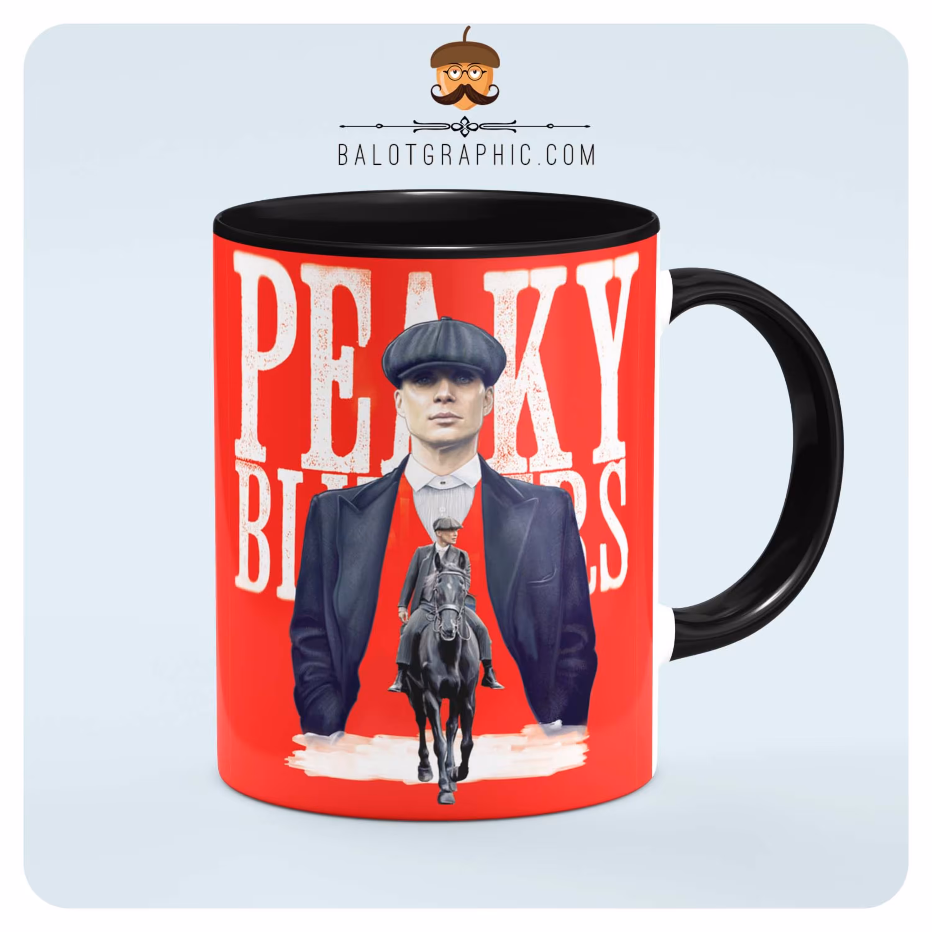 ماگ سرامیکی پیکی بلایندرز کد BM017 بلوط گرافیک