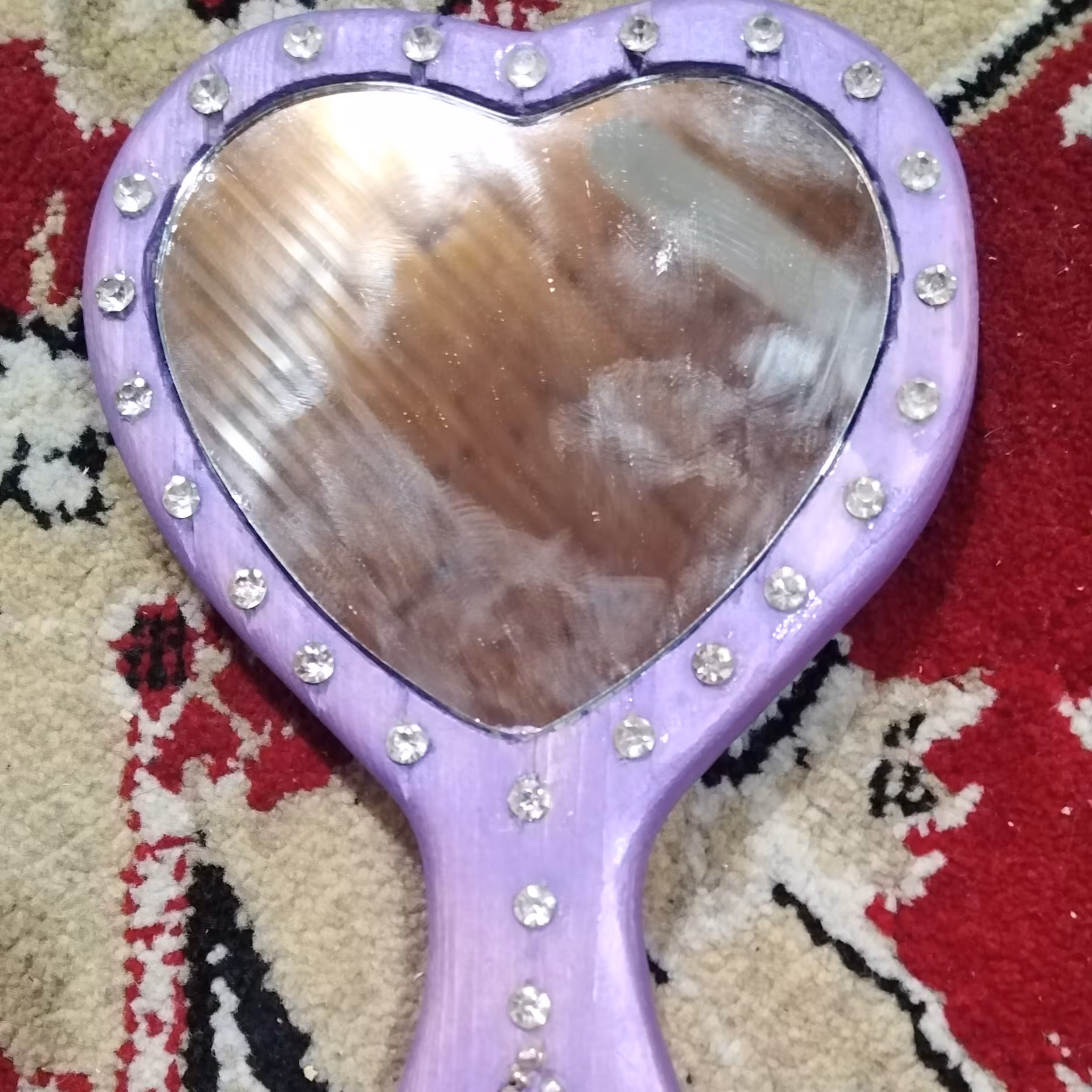 آیینه دستی تزیینی دخترانه