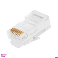 کانکتور کمیکس RJ45 cat6 بسته 100 عددی