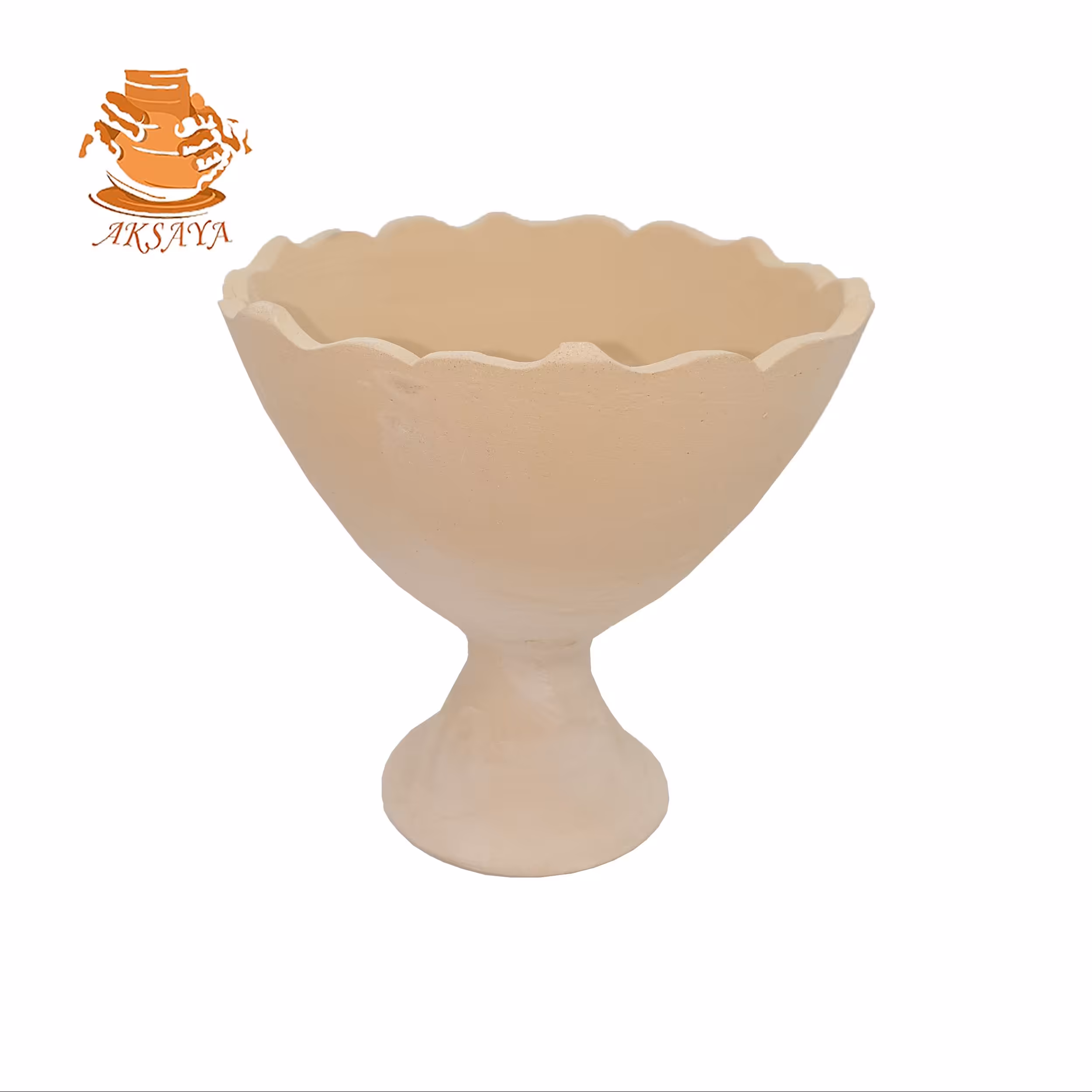 بستنی خوری سفالی مدل کمانی