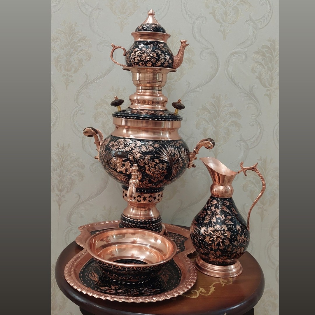 سماورالماس تراش مسی مدل دوم