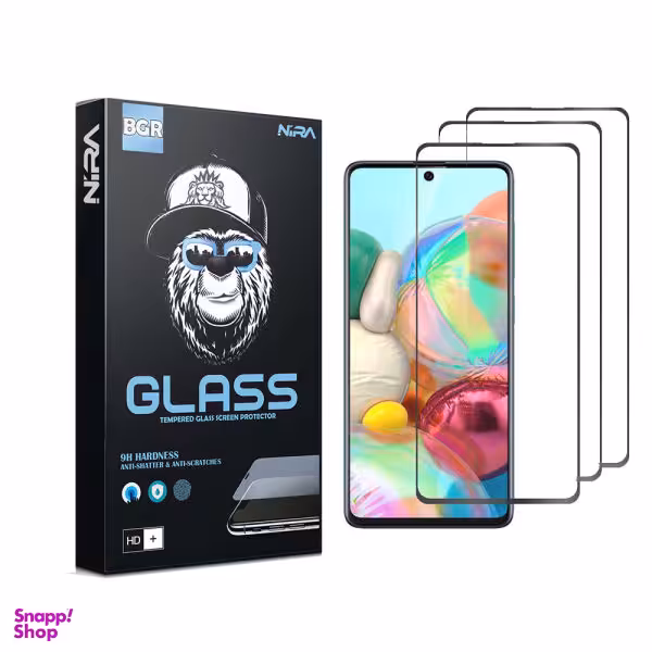 محافظ صفحه نمایش مات نیرا مدل HD+ مناسب برای گوشی موبایل سامسونگ Galaxy A51 / A52 بسته سه عددی