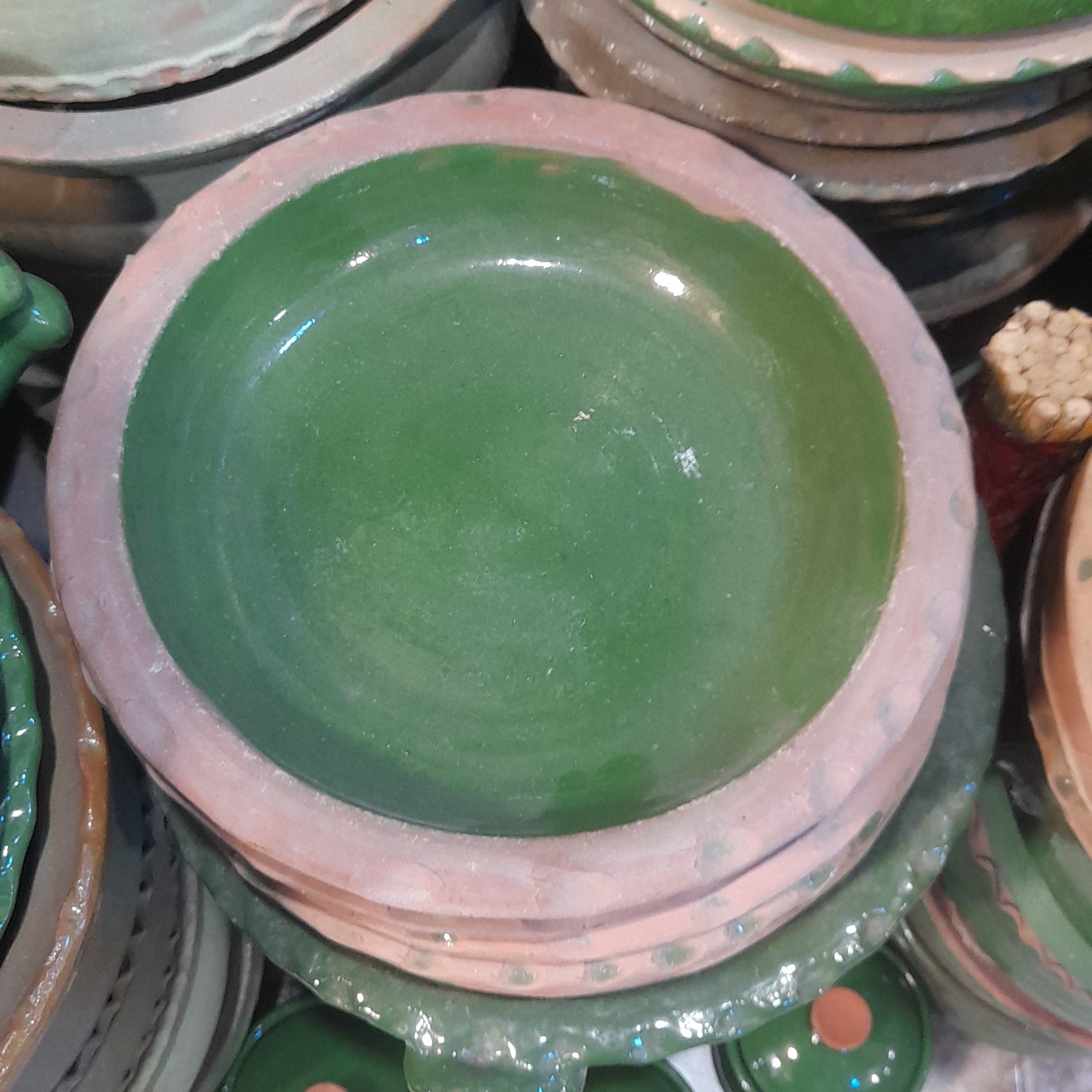 ماهی تابه سفالی دو دسته (پسکرایه)