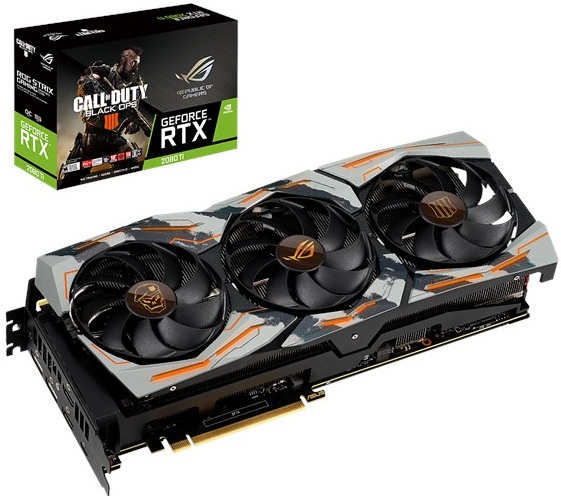 کارت گرافیک ایسوس مدل راگ استریکس آر تی ایکس 2080 تی آی او11جی COD-BO4 با حافظه 11 گیگابایت