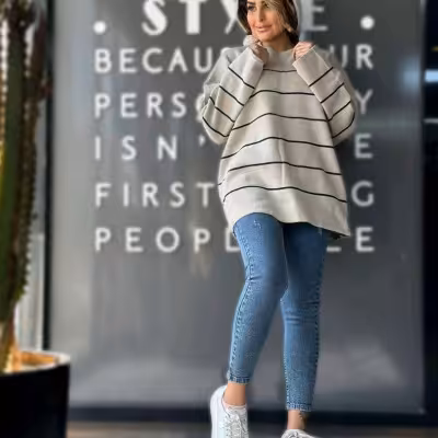 بلوز لانگ بافت