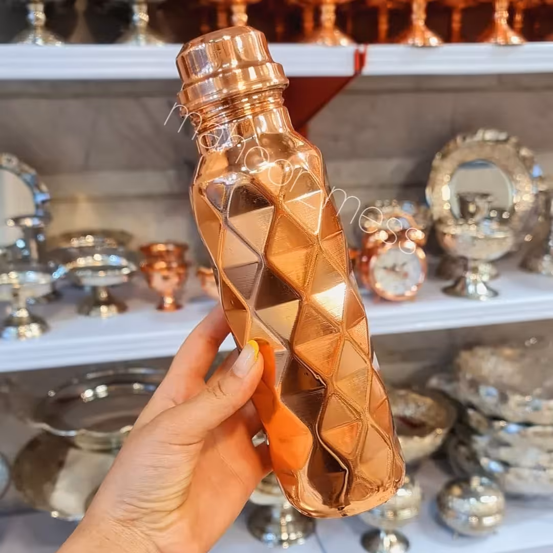 قمقمه مسی سه بعدی