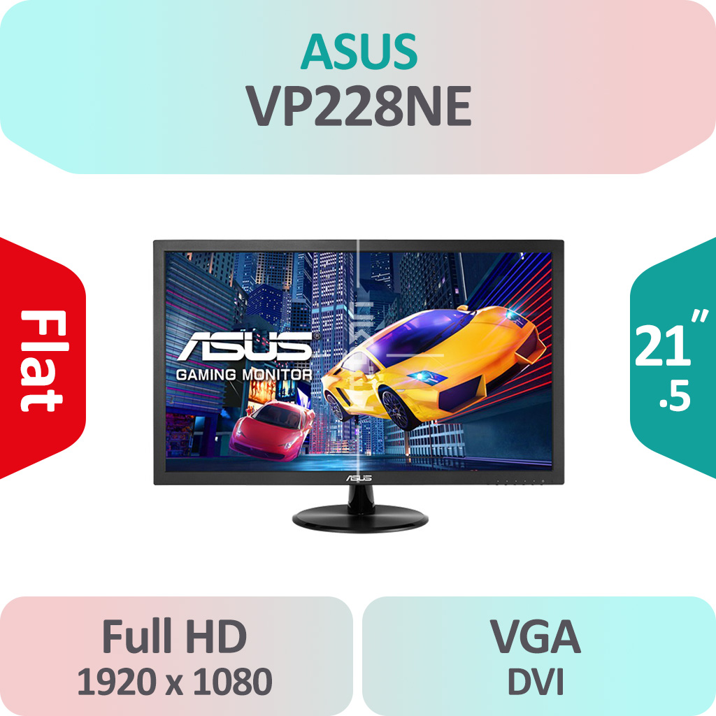 مانیتور استوک ASUS VP228NE سایز 22 اینچ Full HD