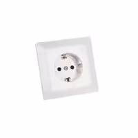 پریز ارتدار توکار با مغزی سرامیک طرح قدیم-برق شیرازیان