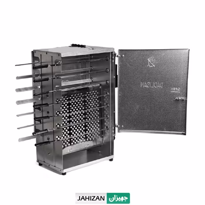 کباب پز گازی موتوردار دادلیسان مدل هدیه (14 سیخ)