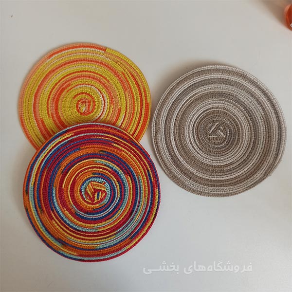 زیر بشقابی مدل کنفی
