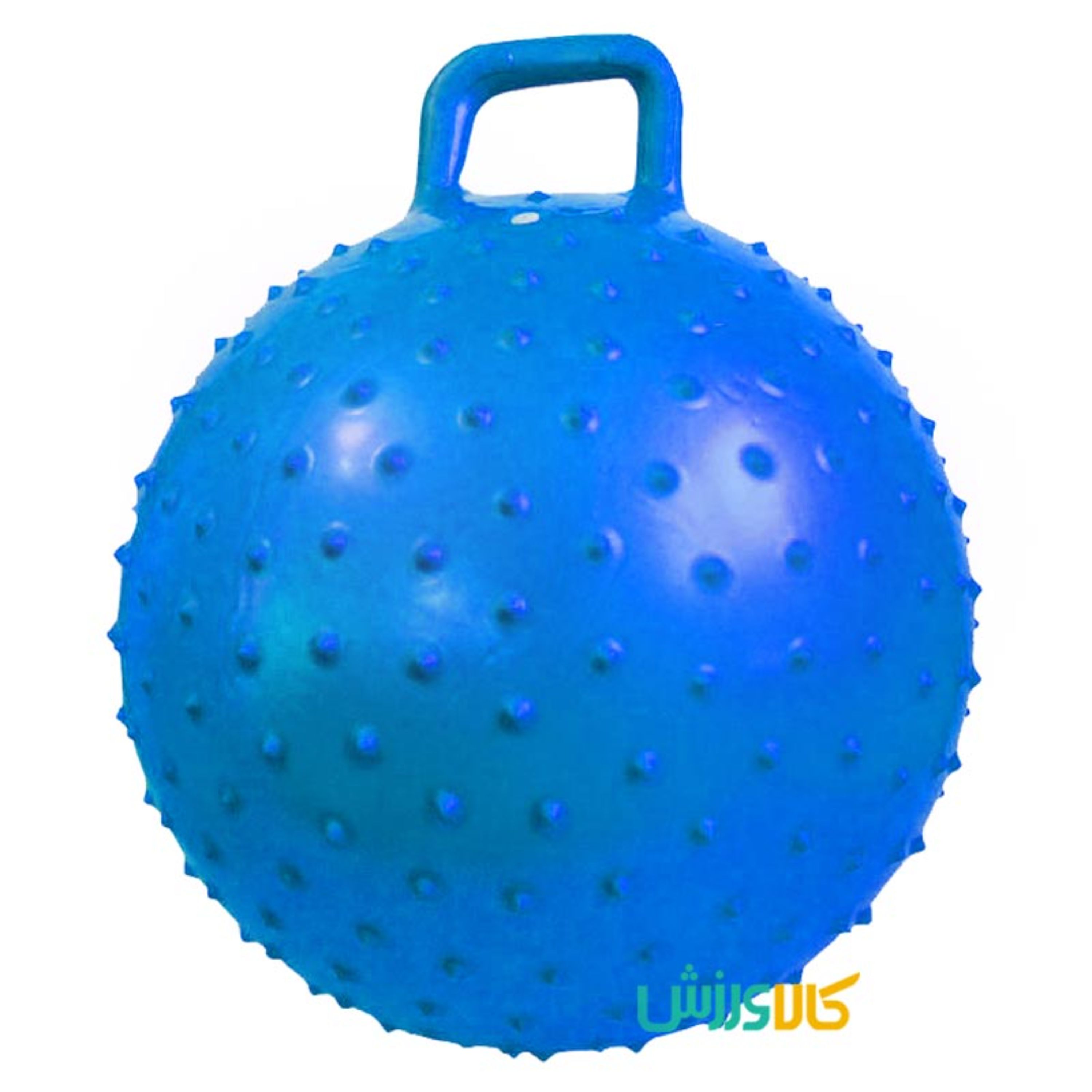 توپ جیم بال دسته دار سایز 55 آبی