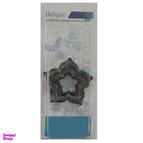 قالب شیرینی به گز مدل دانه برف مجموعه 5عددی