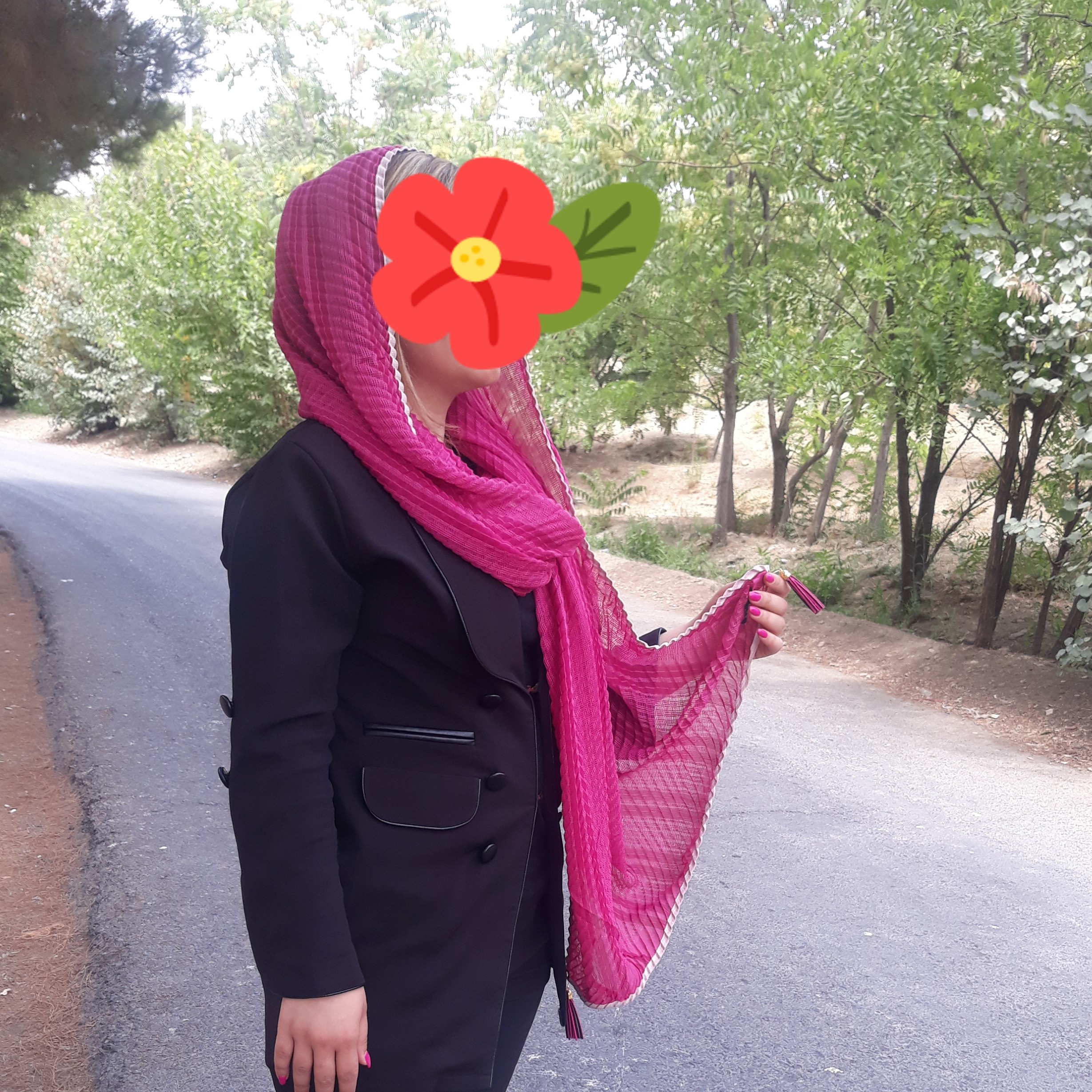 شال گان دوزی نخی