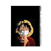 دفتر مشق 60 برگ پدیده نقش طرح لوفی انیمه وان پیس One Piece