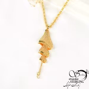 گردنبند آویز طرح طلا