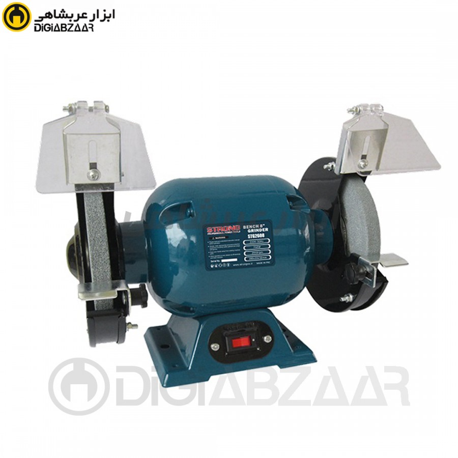 سنگ سنباده رومیزی 200 میلیمتر 750 وات استرانگ مدل STG2608