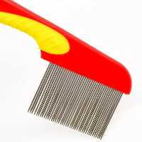 شانه ضد شپش دندانه بلند فلزی