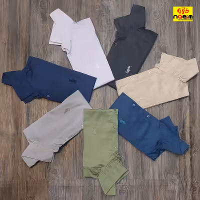 پیراهن ساتن کش مردانه اندامی اسپورت پولو polo کشی