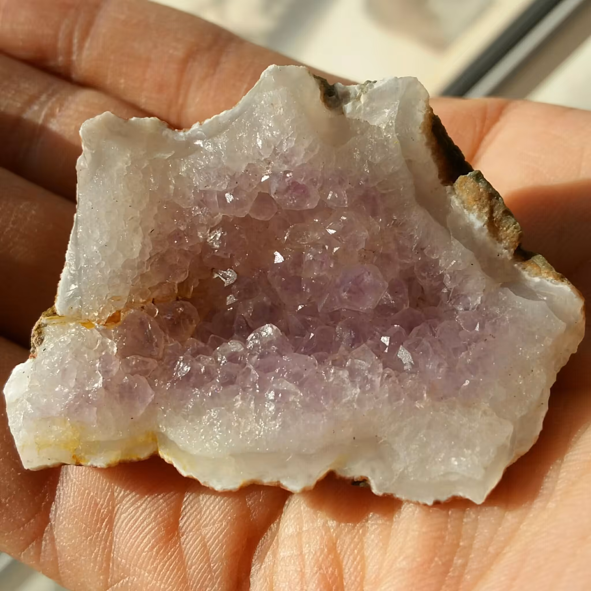 سنگ راف آمتیس پر رنگ خاااص دیدنی شاهکار خلقت 100 در 100 طبیعی