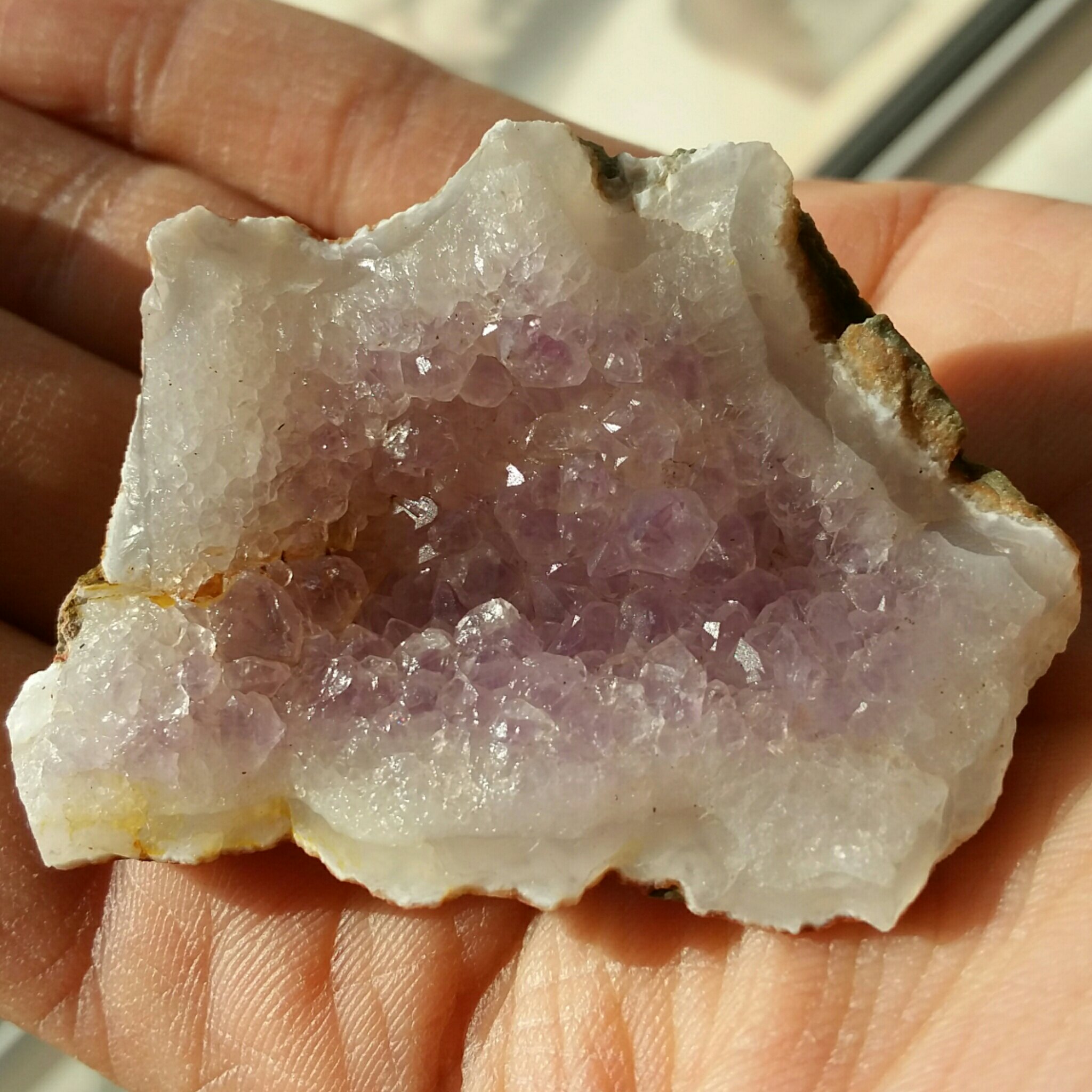 سنگ راف آمتیس پر رنگ خاااص دیدنی شاهکار خلقت 100 در 100 طبیعی