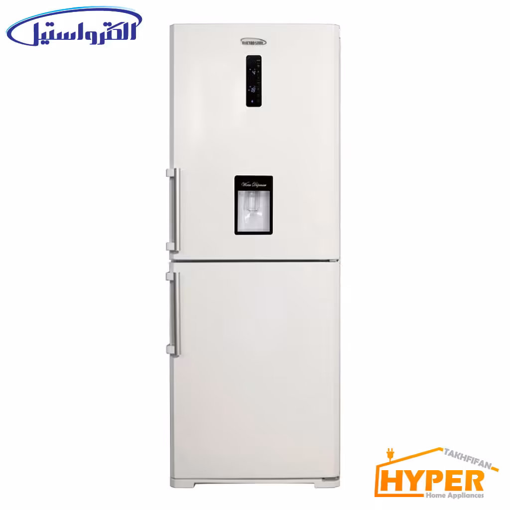 یخچال فریزر الکترواستیل ES34W سری فرش سفید چرم