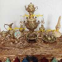 سماور برنجی ذغالی