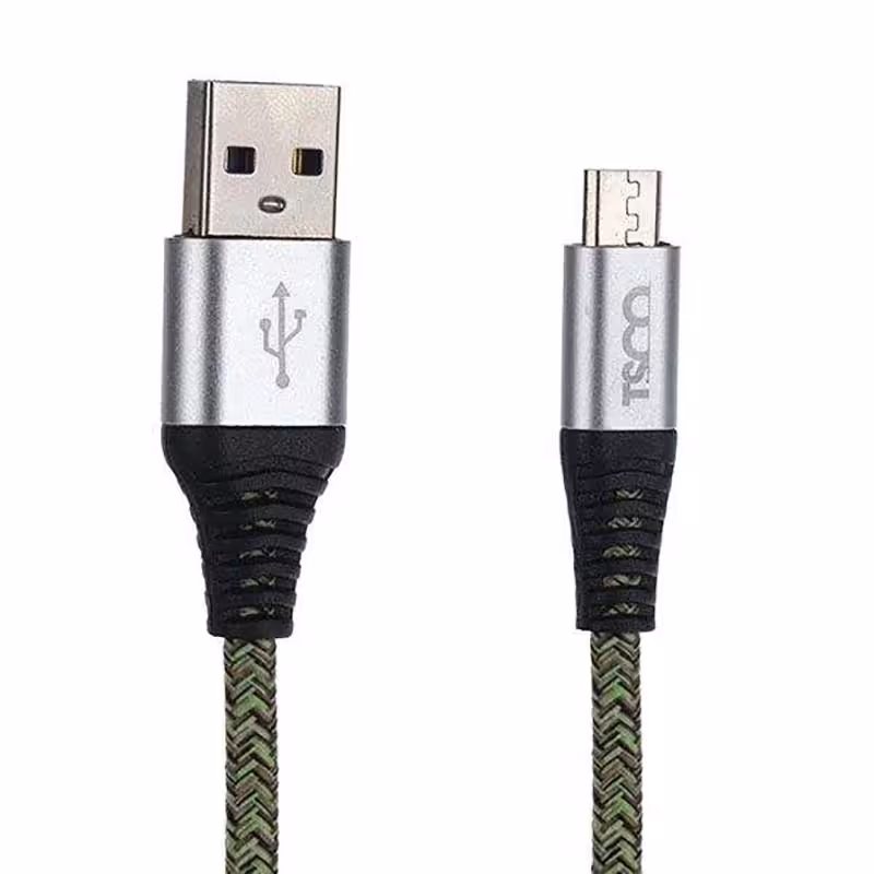 کابل شارژ MicroUSB تسکو TSCO TC A19 سبز 2متری